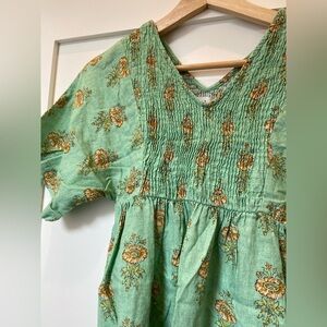 •Zara• Green dress, girls size 9